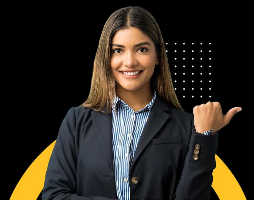 Happy student learning online